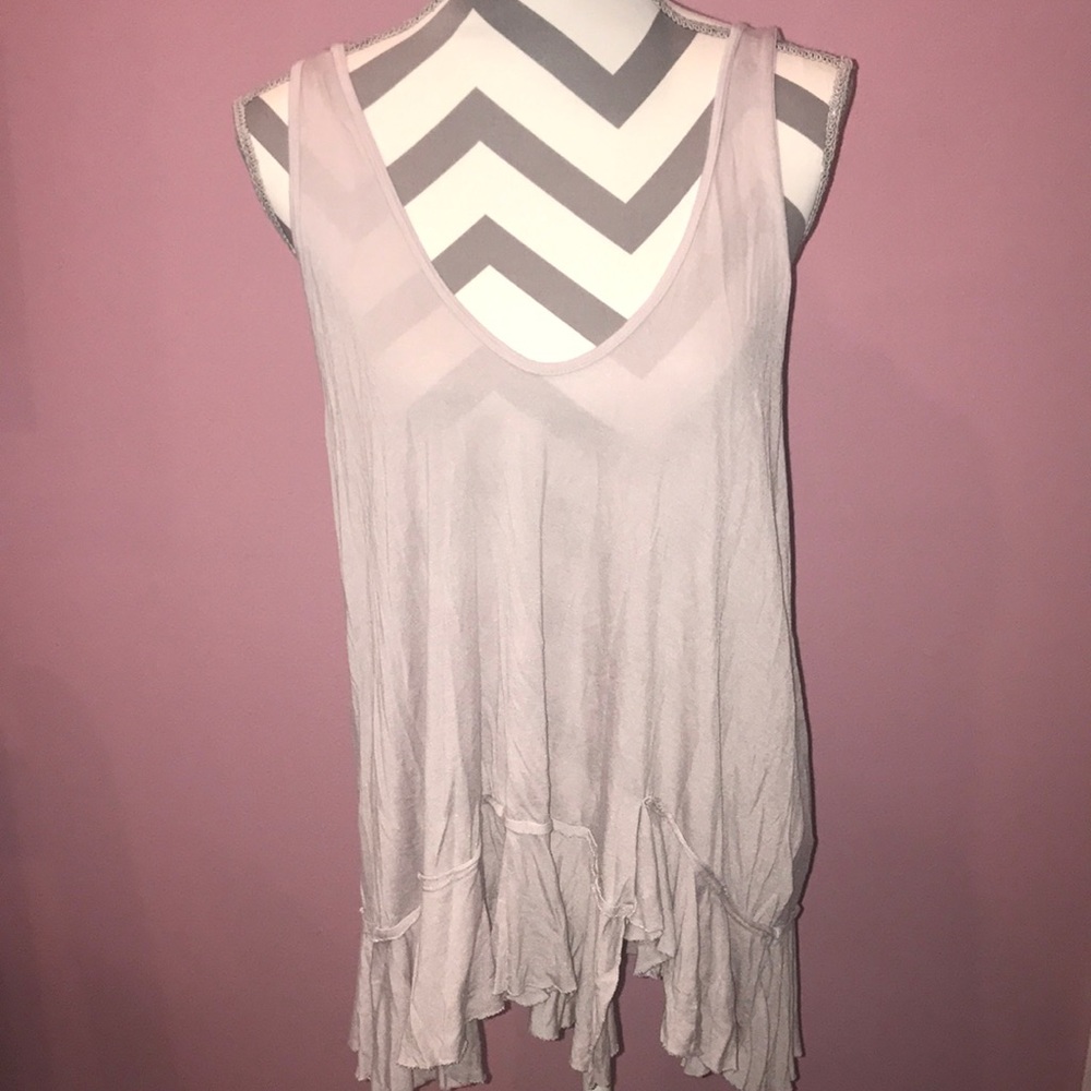 Truly Madly Deeply High Low Ruffle Tank